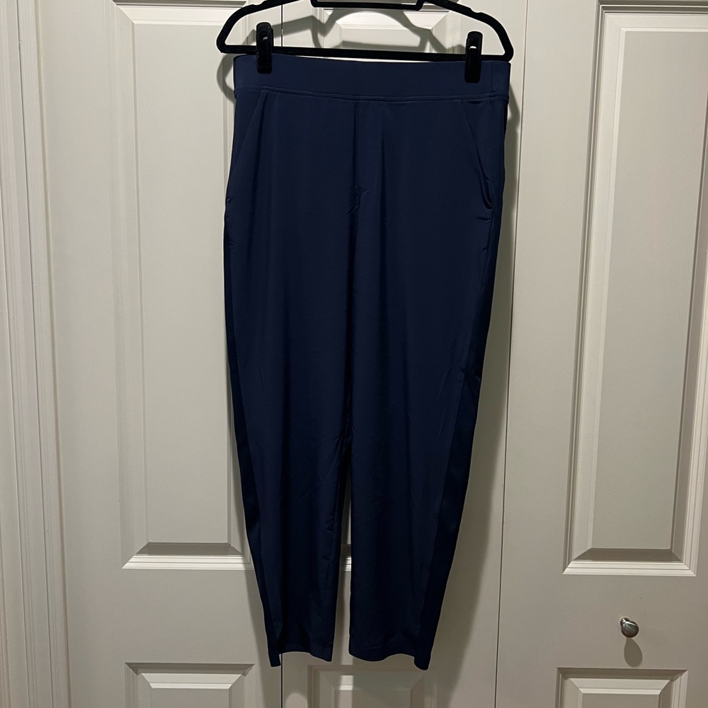 Athleta Brooklyn Pants, Navy, Size 10